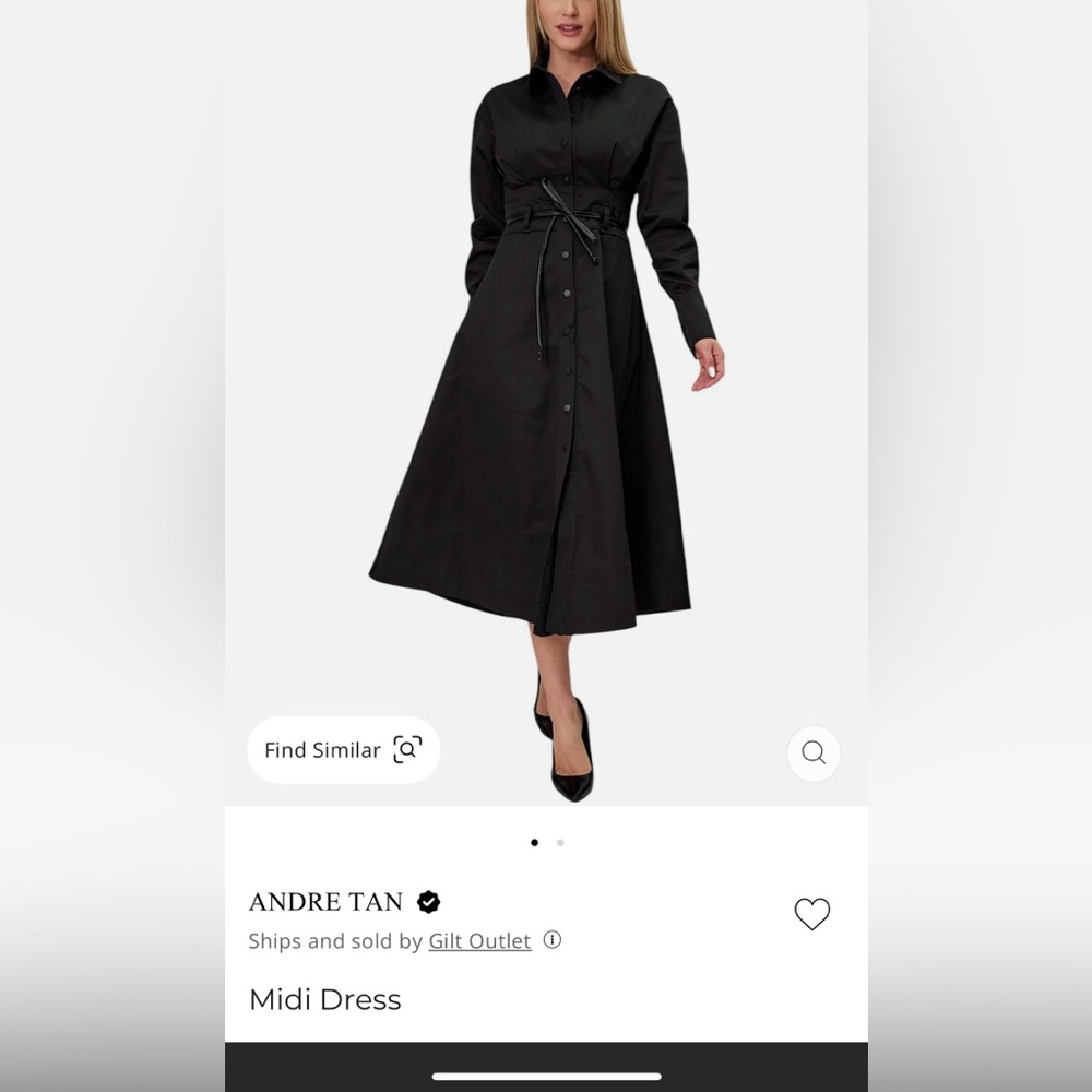 Black Midi Dress